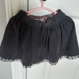 Zara Baby Collection. A skirt for a girl, size 2/3Y, 98 cm. Color dark gray.